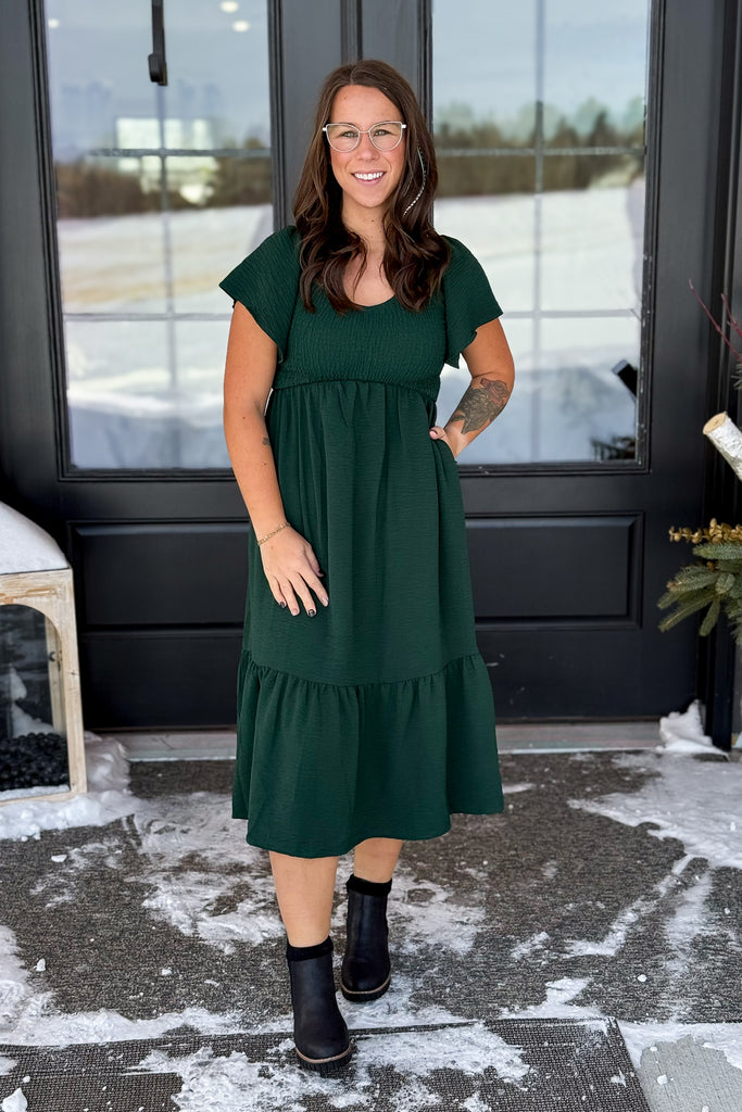 Kendall- Christmas Green 2X
