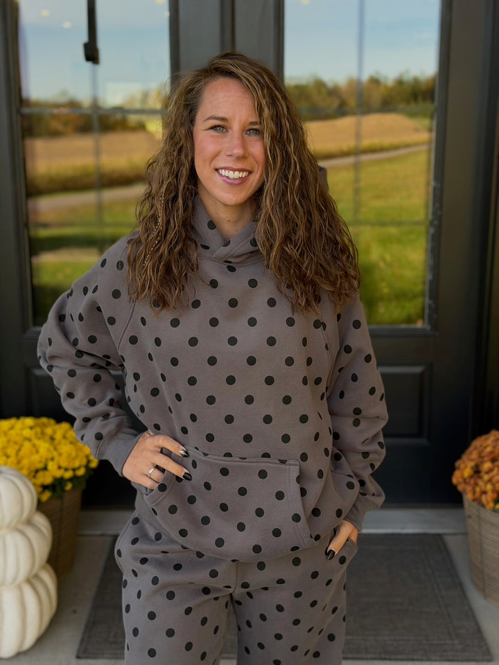 Polka Dot Hoodie
