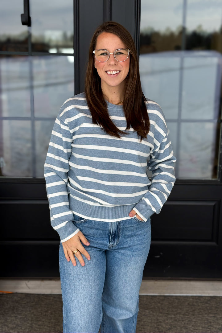 Preston Sweater- Blue