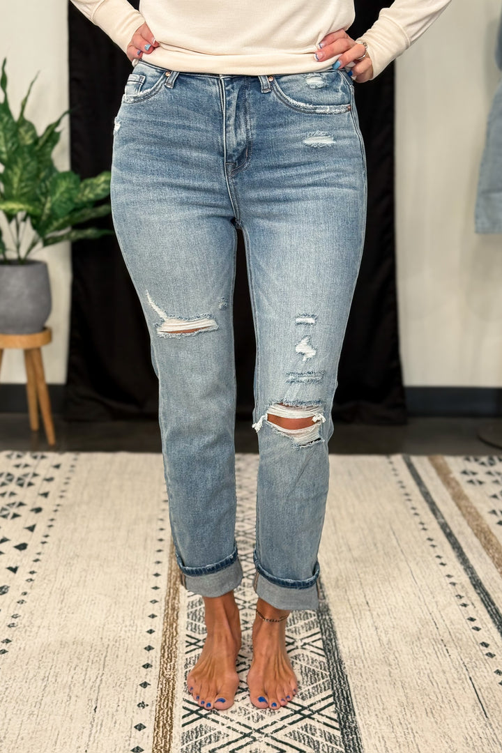 Mica High Rise Skinny Straight