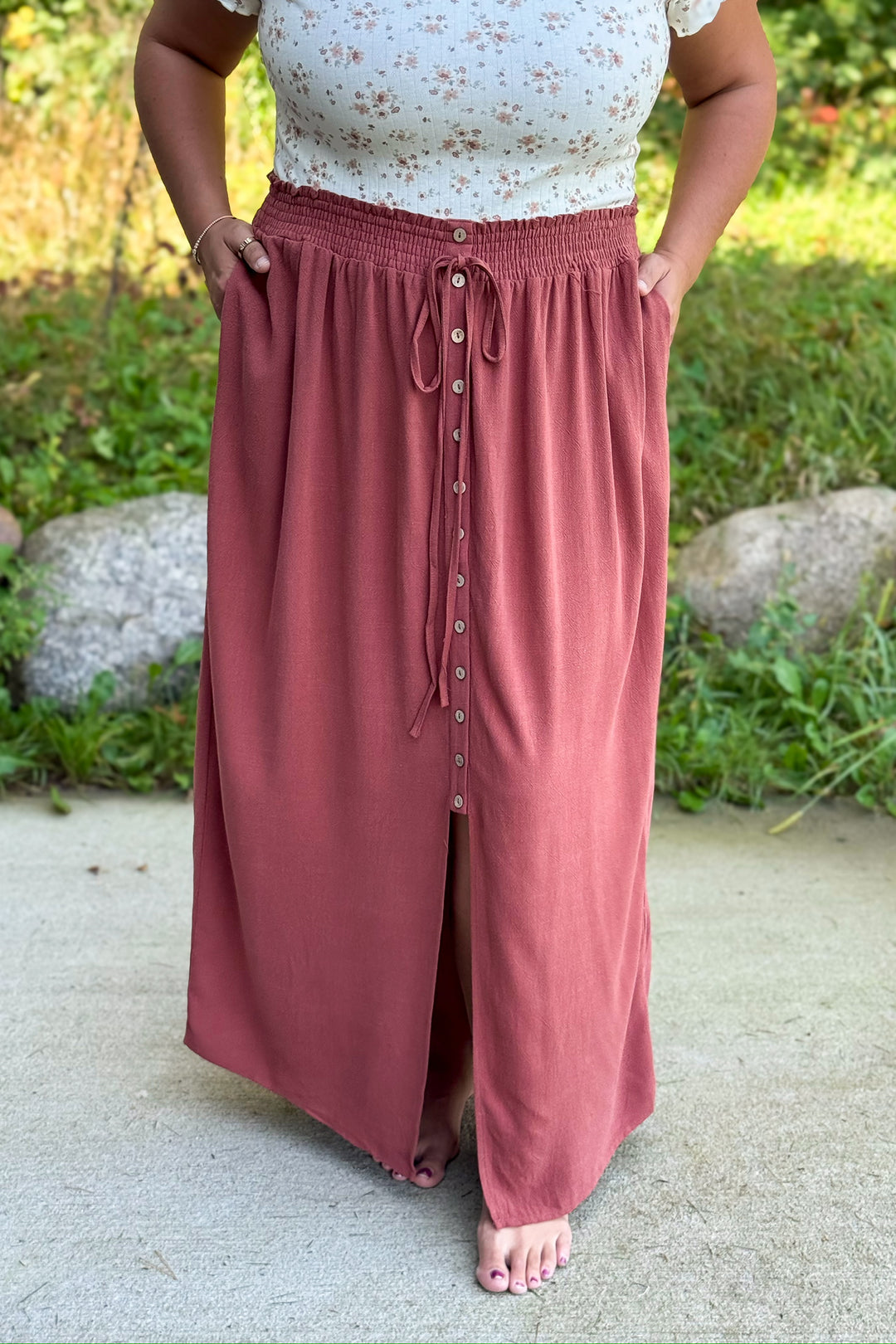 Autumn Glaze Maxi Skirt