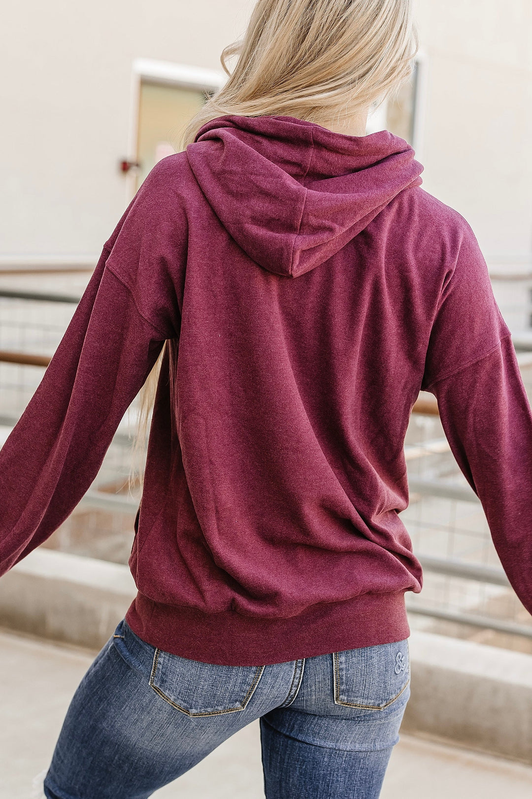 Performance Fleece University Hoodie - Wine