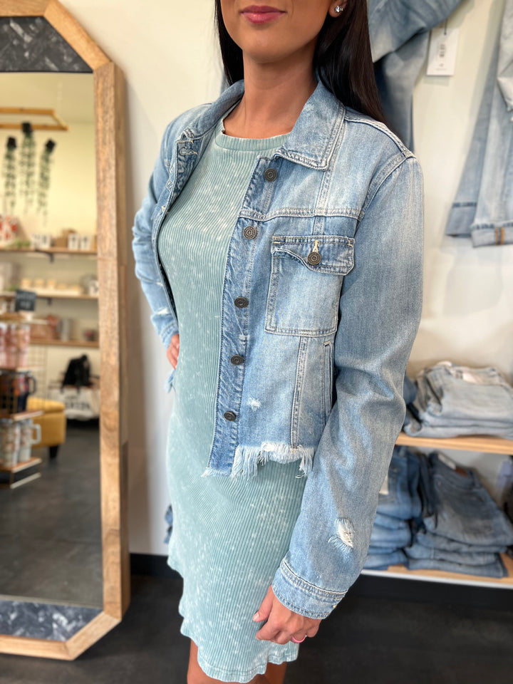 Stone Wash Jean Jacket