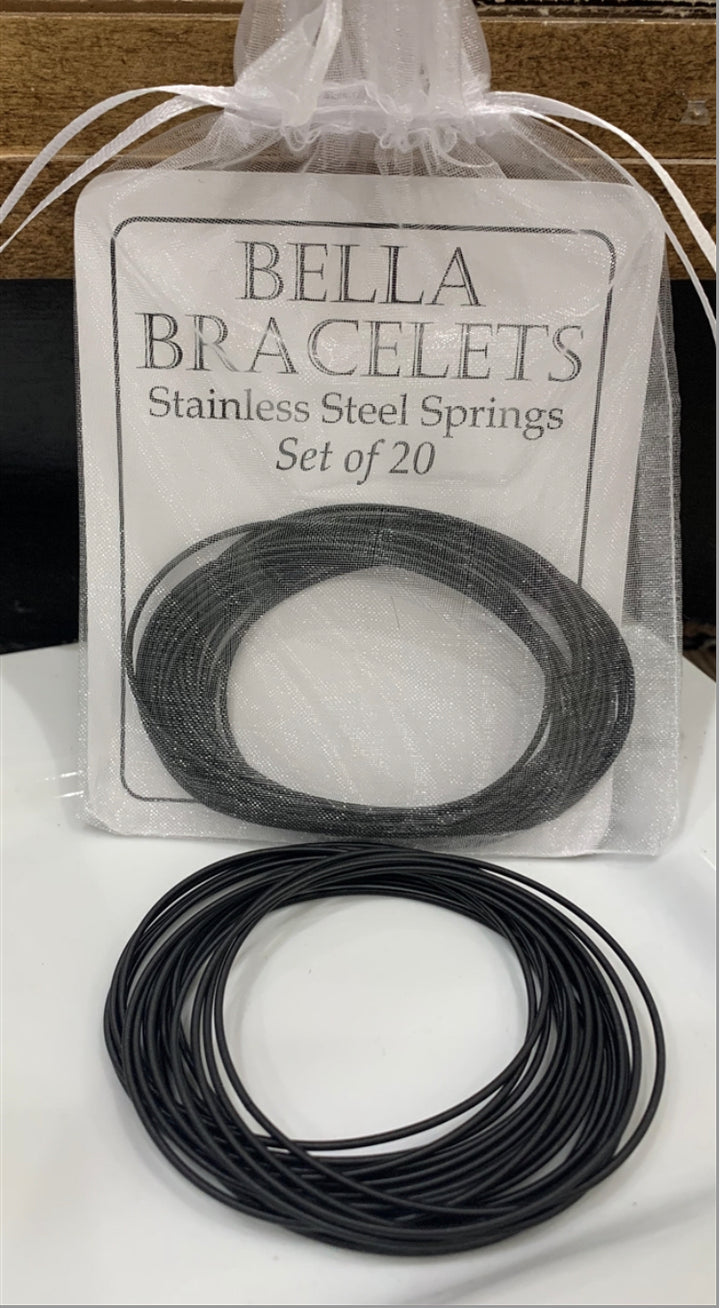 Black Bella Bracelets - Set of 20