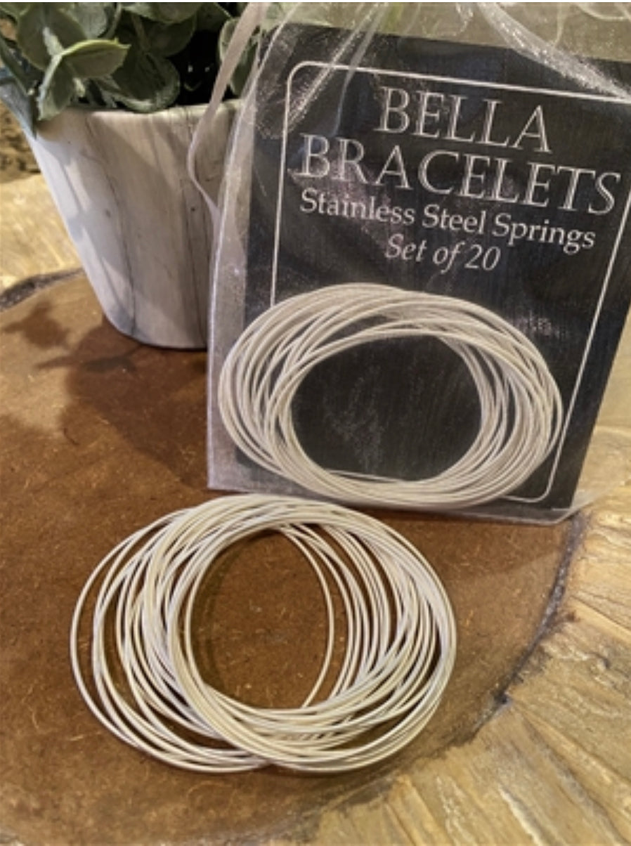 Silver Bella Bracelets - Set of 20