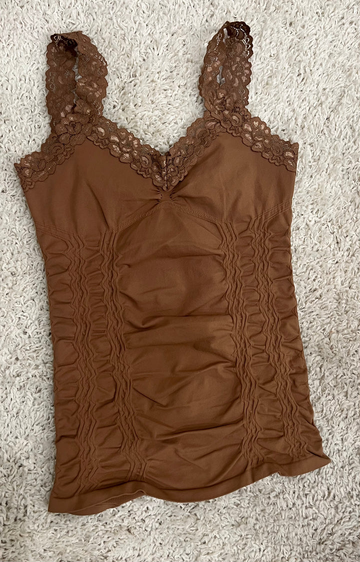 Seamless Corset Cami with Lace - Fall