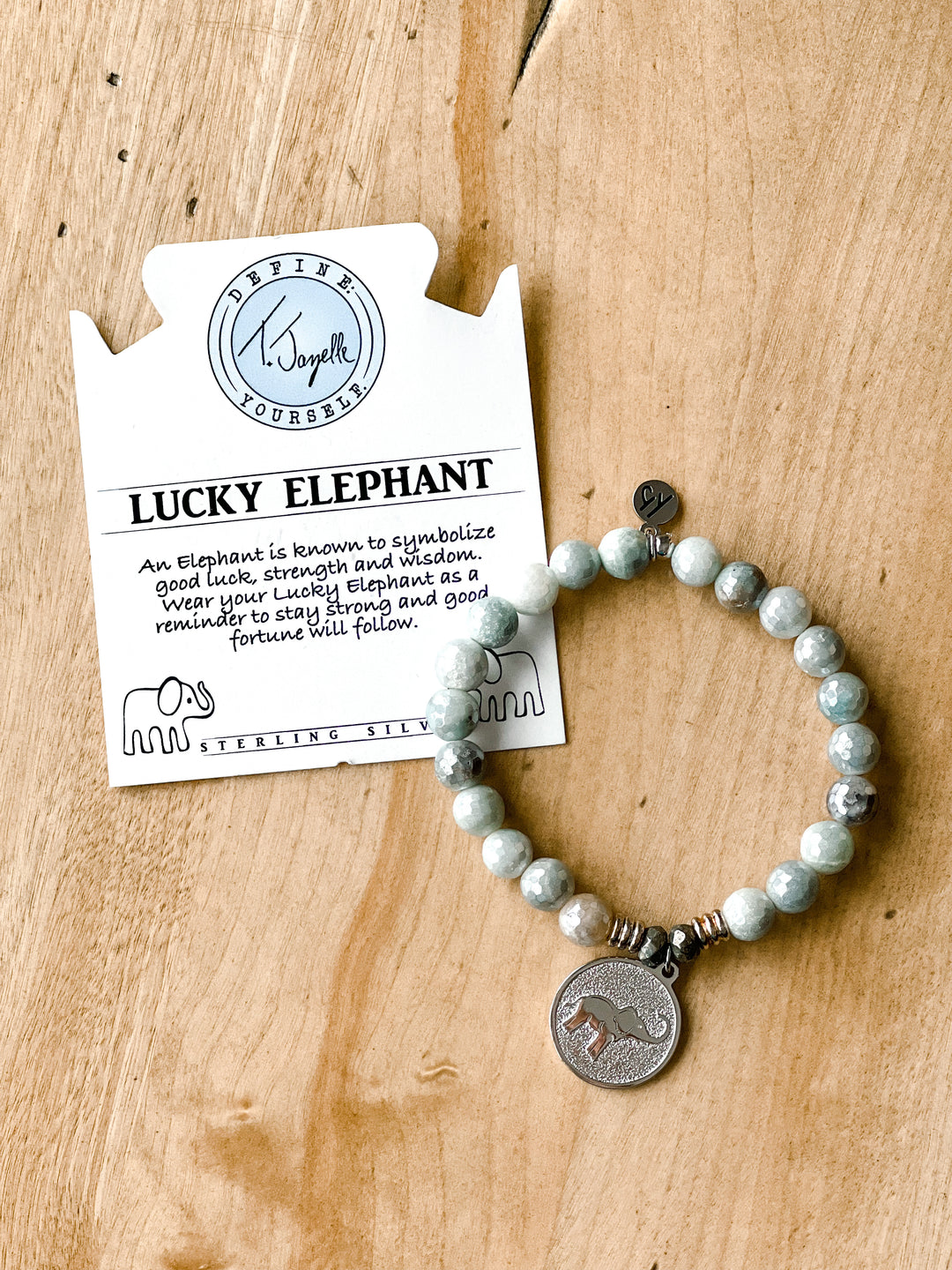 Tjazelle Lucky Elephant- Amazonite